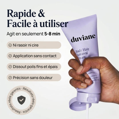 Crème dépilatoire indolore