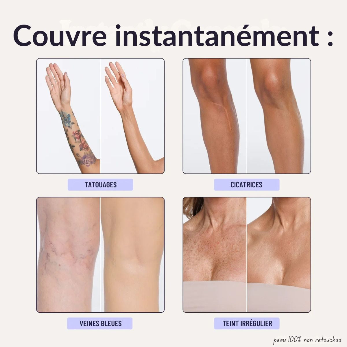 Couvrance Corps Instantanée - Duviane