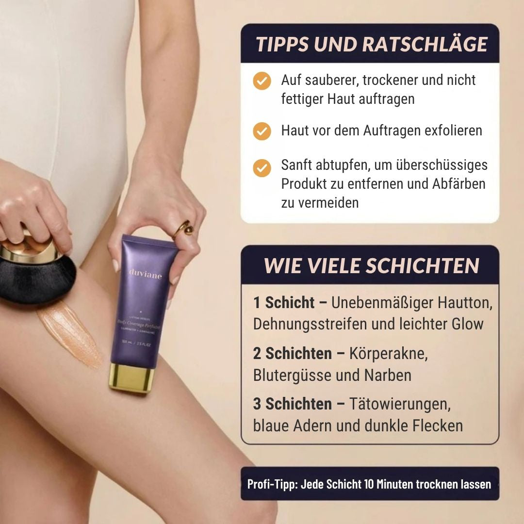 Sofortige Körperabdeckung
