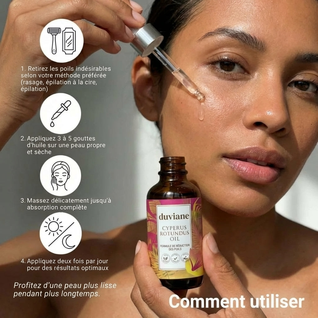 Huile anti-repousse naturelle - Duviane™ Cyperus